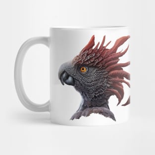 Bird phoenix red fire feathers Mug